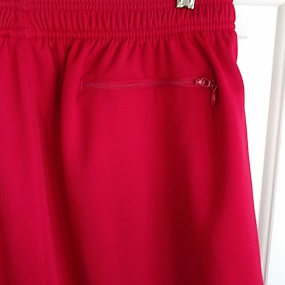 Men's Red Adidas Climalite Shorts Size XL - Picture 5 of 5